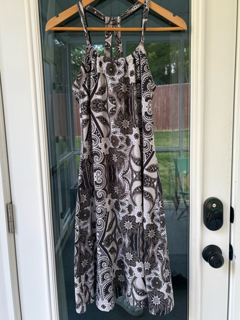 prAna Quinn Halter Dress Women’s Size Medium built-in-bra